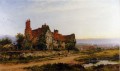 Un paisaje de la antigua casa de Surrey Benjamin Williams Leader
